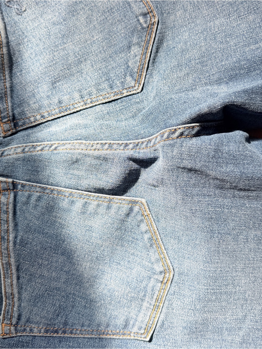 DL1961 Women's Light Blue Wide Leg Jeans